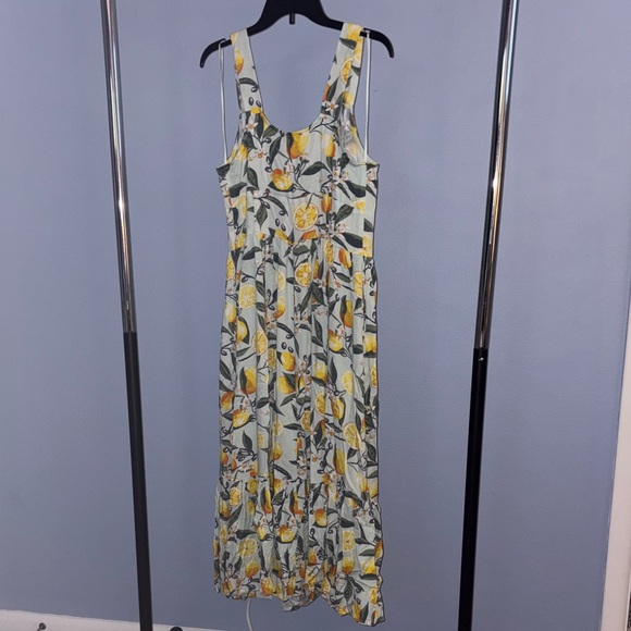 NWT Kittenish Lemon Print Maxi Dress - Picture 12 of 12